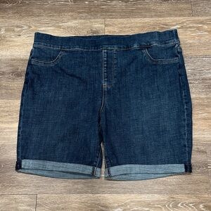 NYDJ Dark Blue Jean Shorts